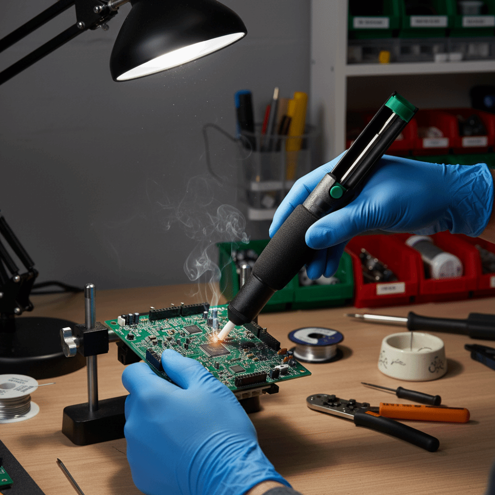 Desoldering Pump Solder - Aluminum Metal Desoldering Pump Hand Welding