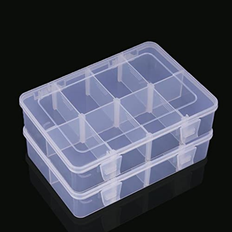 Diy Electronics Art - Clear Organizer Box Plastic Storage Container