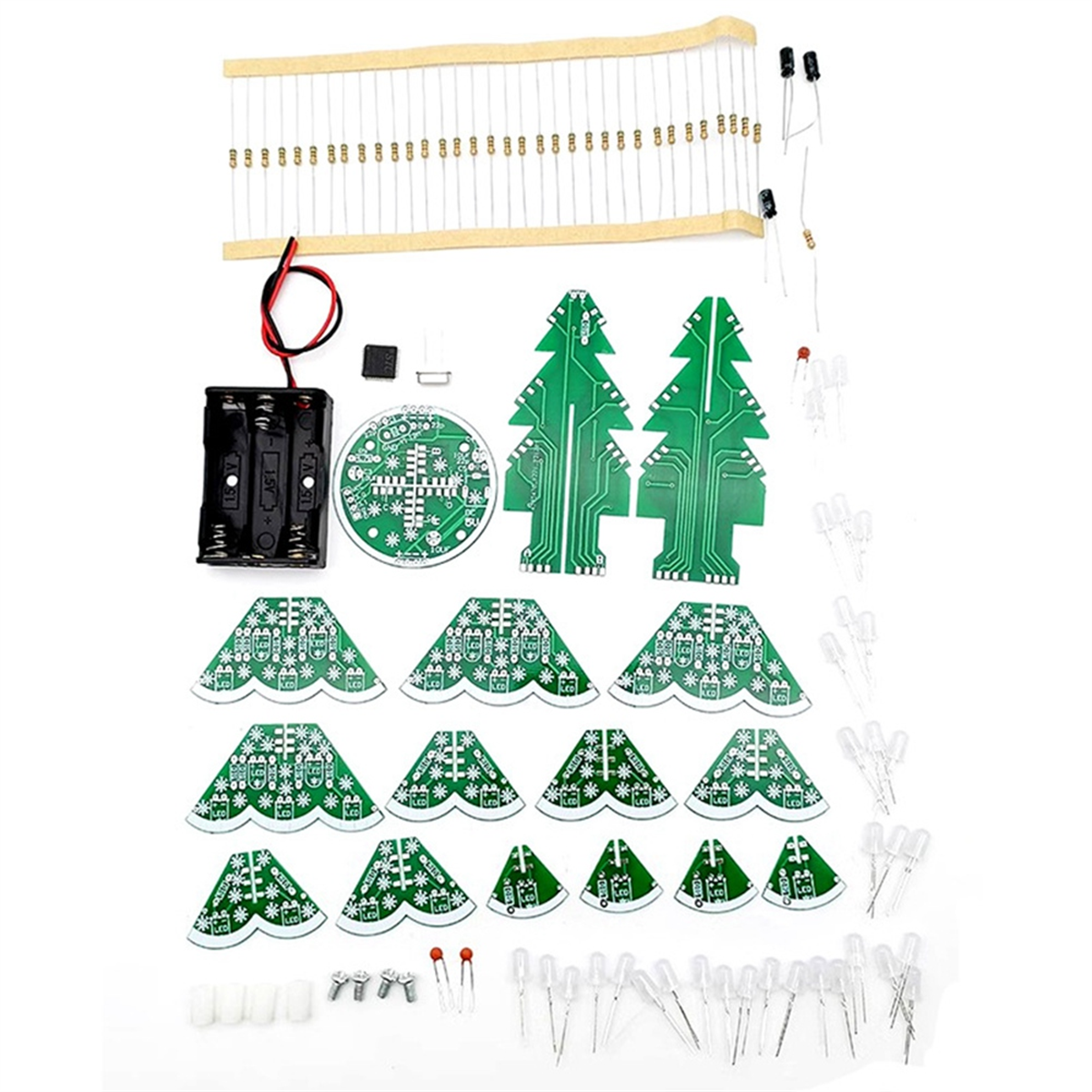 Diy Elektronik - Newest! 3D Stereo Christmas Tree LED