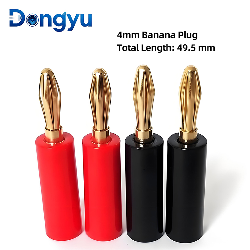 Diy Electronics - 4mm Banana Plug Connector Male Audio