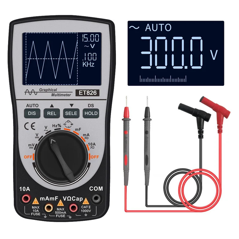 Oscilloscope Dso Mini - ET827 Handheld Digital Oscilloscope Multimeter Portable