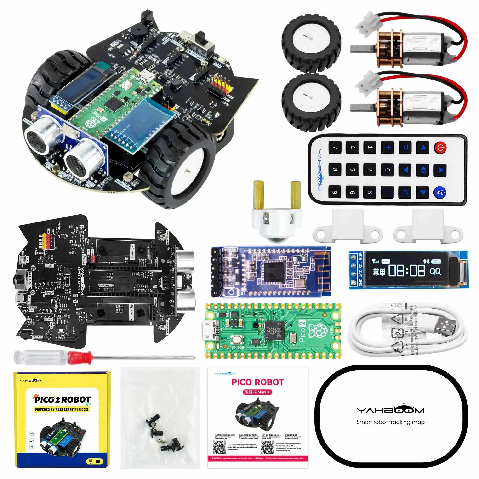 Yahboom Raspberry Pi Pico 2 Ro - Diy Electronics reseña y precio