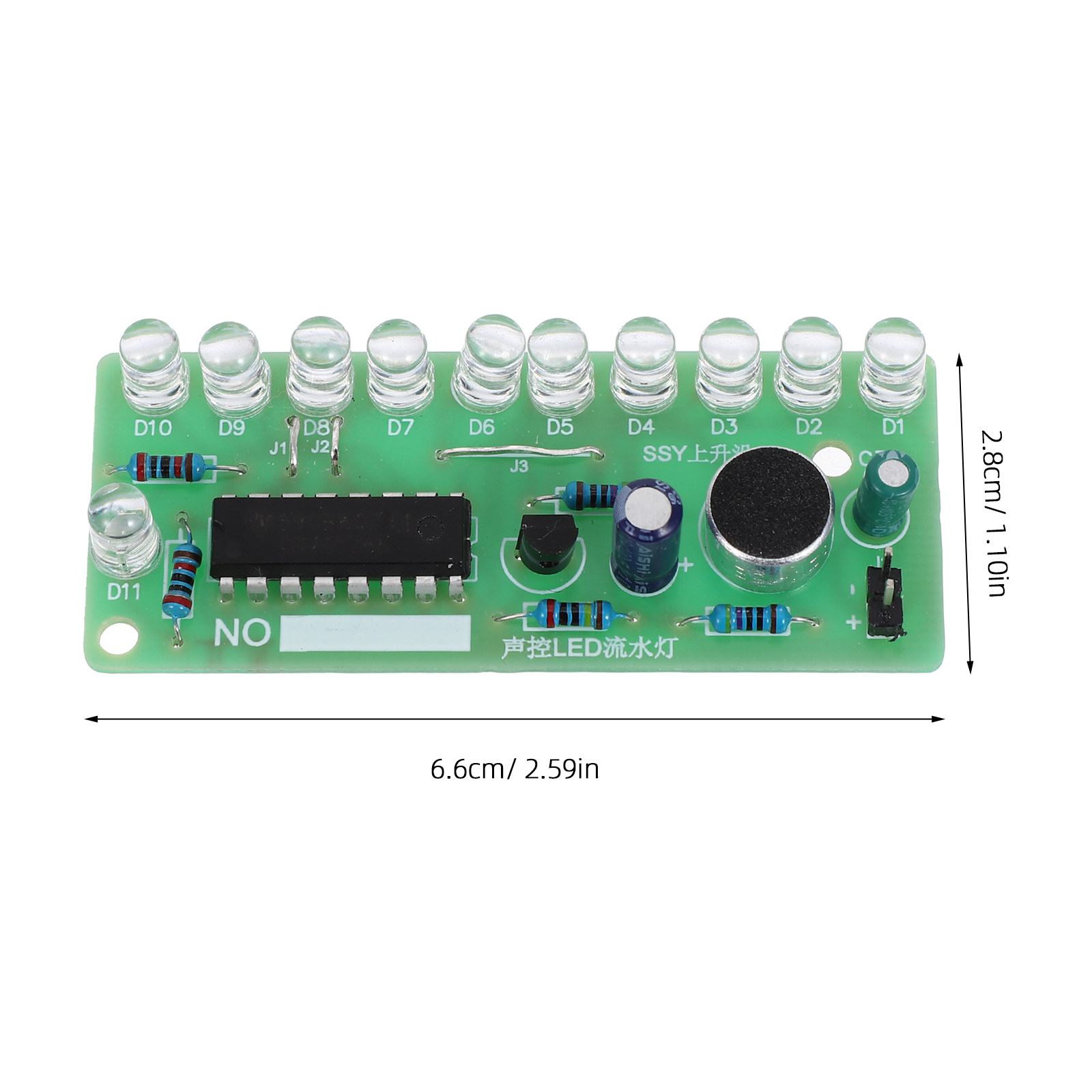2Set Sound Control LED Flow Li - Diy Electronics Projects For Beginners reseña y precio