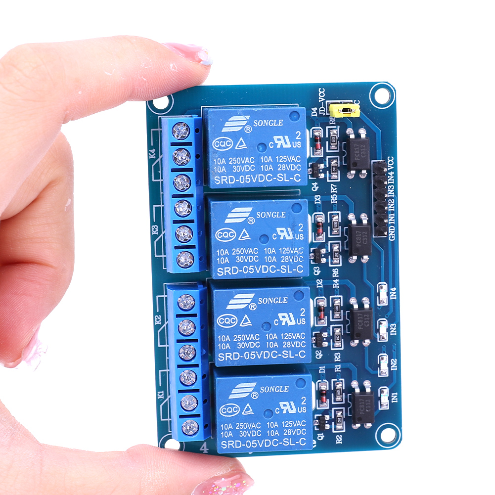 5V 12V 4 Channel Relay Board w - Relay Module 5V reseña y precio