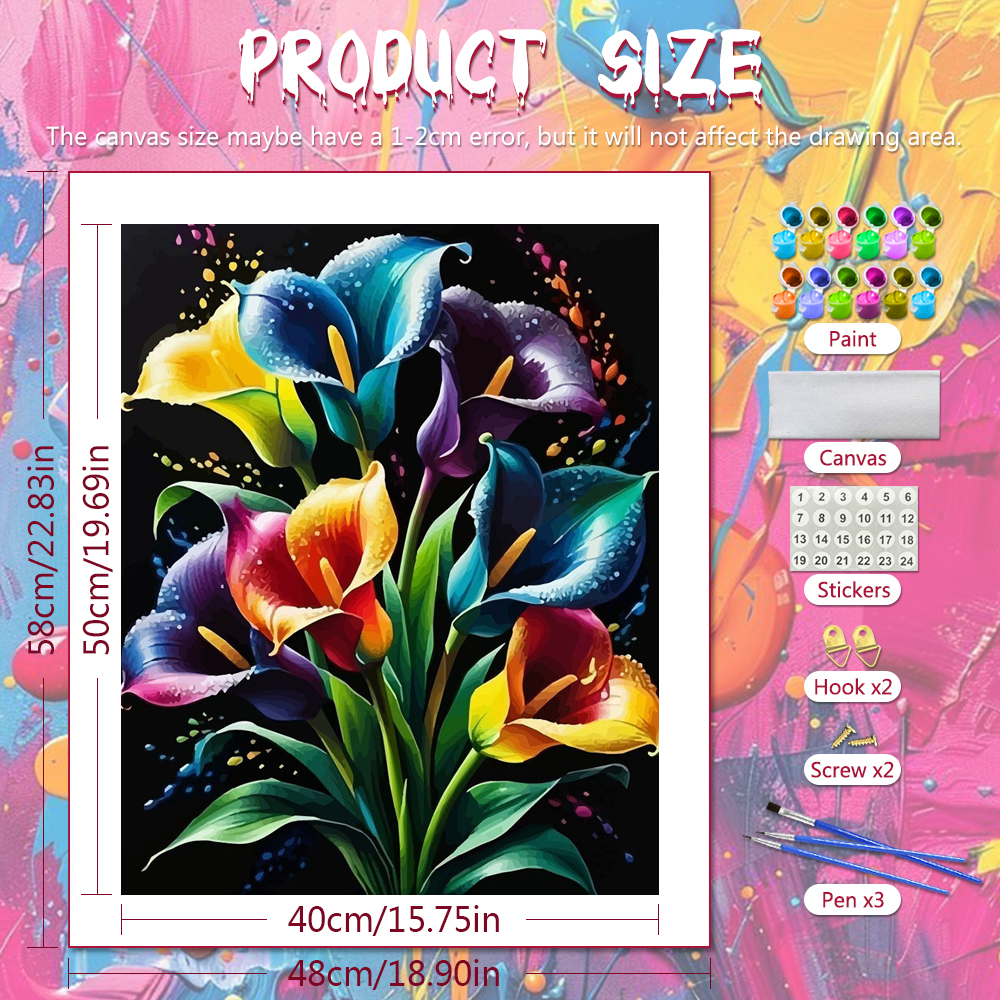 DIY Digital Oil Painting Flowe - Diy Elektronik reseña y precio
