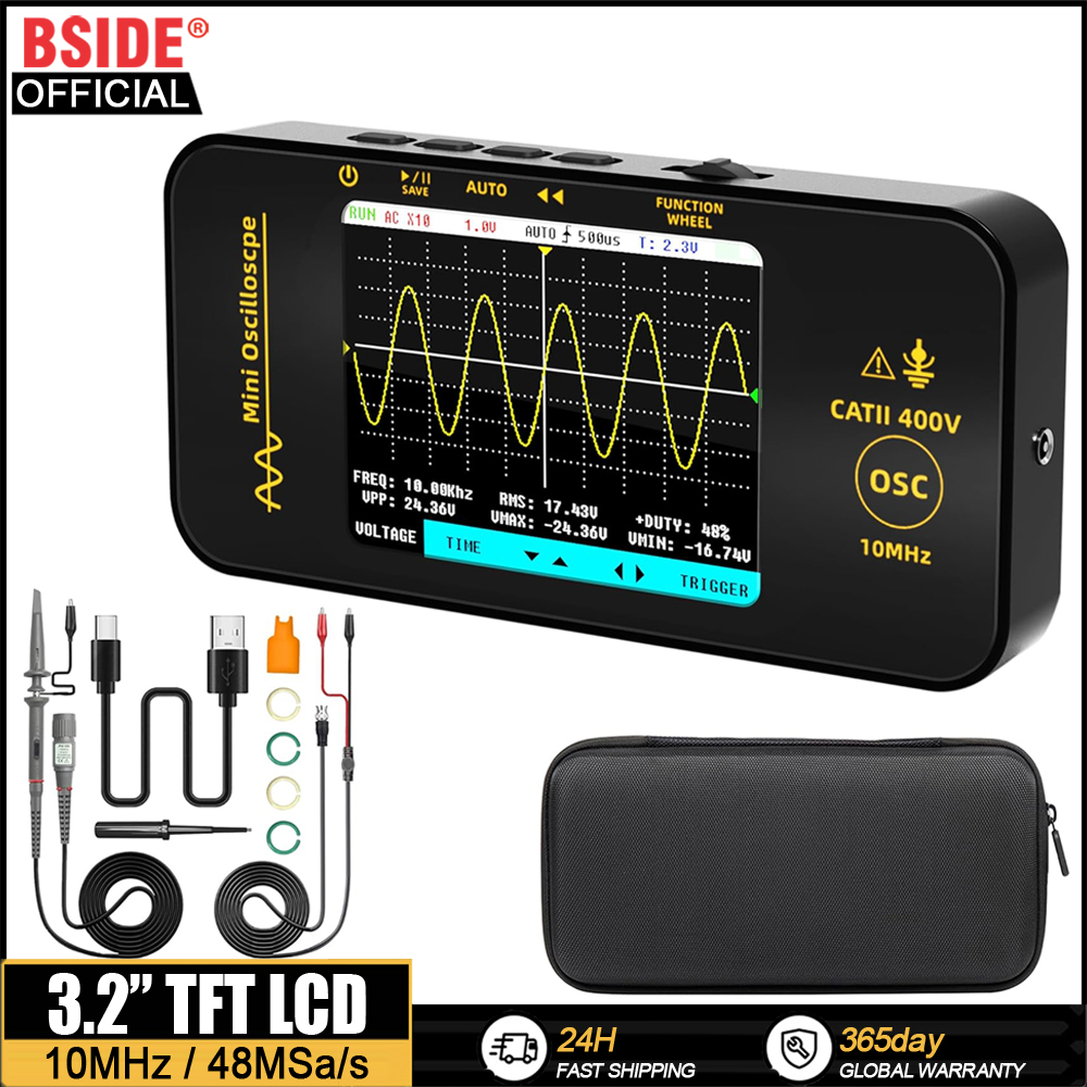 BSIDE OT3 Handheld Oscilloscop - Oscilloscope Dso Mini reseña y precio