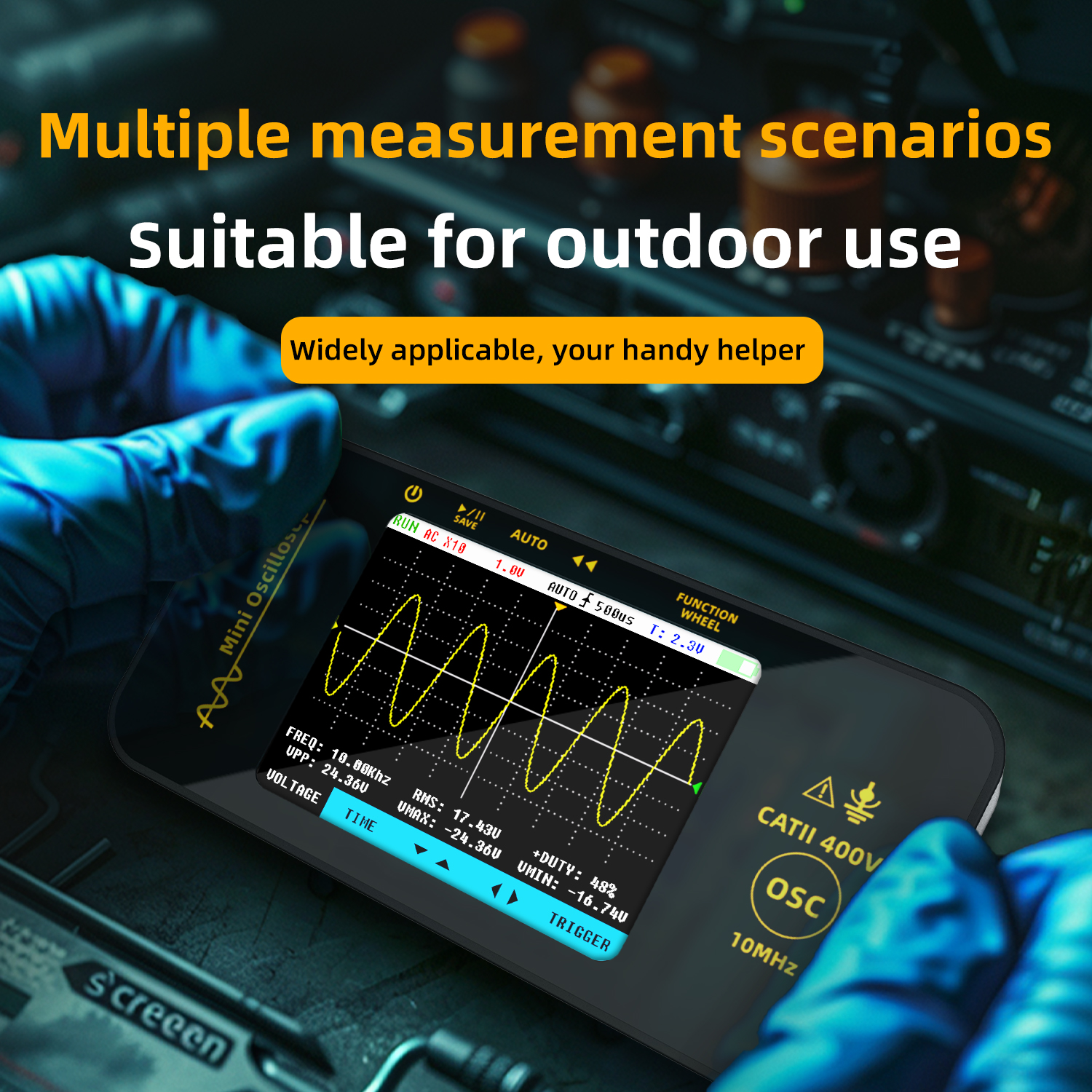 BSIDE OT3 Handheld Oscilloscop - Oscilloscope Dso Mini reseña y precio