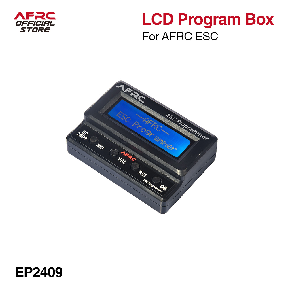 AFRC EP2409 LCD ESC programmer - Diy Electronics reseña y precio