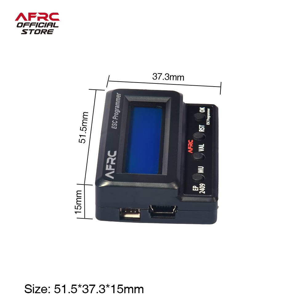 AFRC EP2409 LCD ESC programmer - Diy Electronics reseña y precio