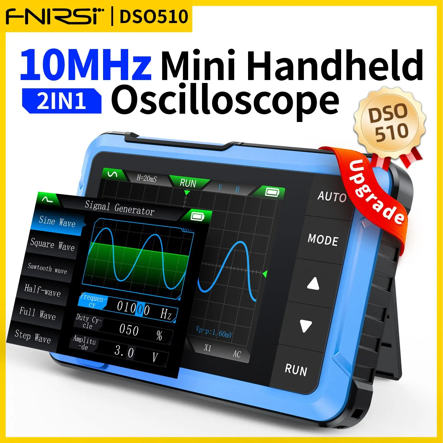 FNIRSI New DSO510 DSO152 DSO15 - Oscilloscope Dso Mini reseña y precio