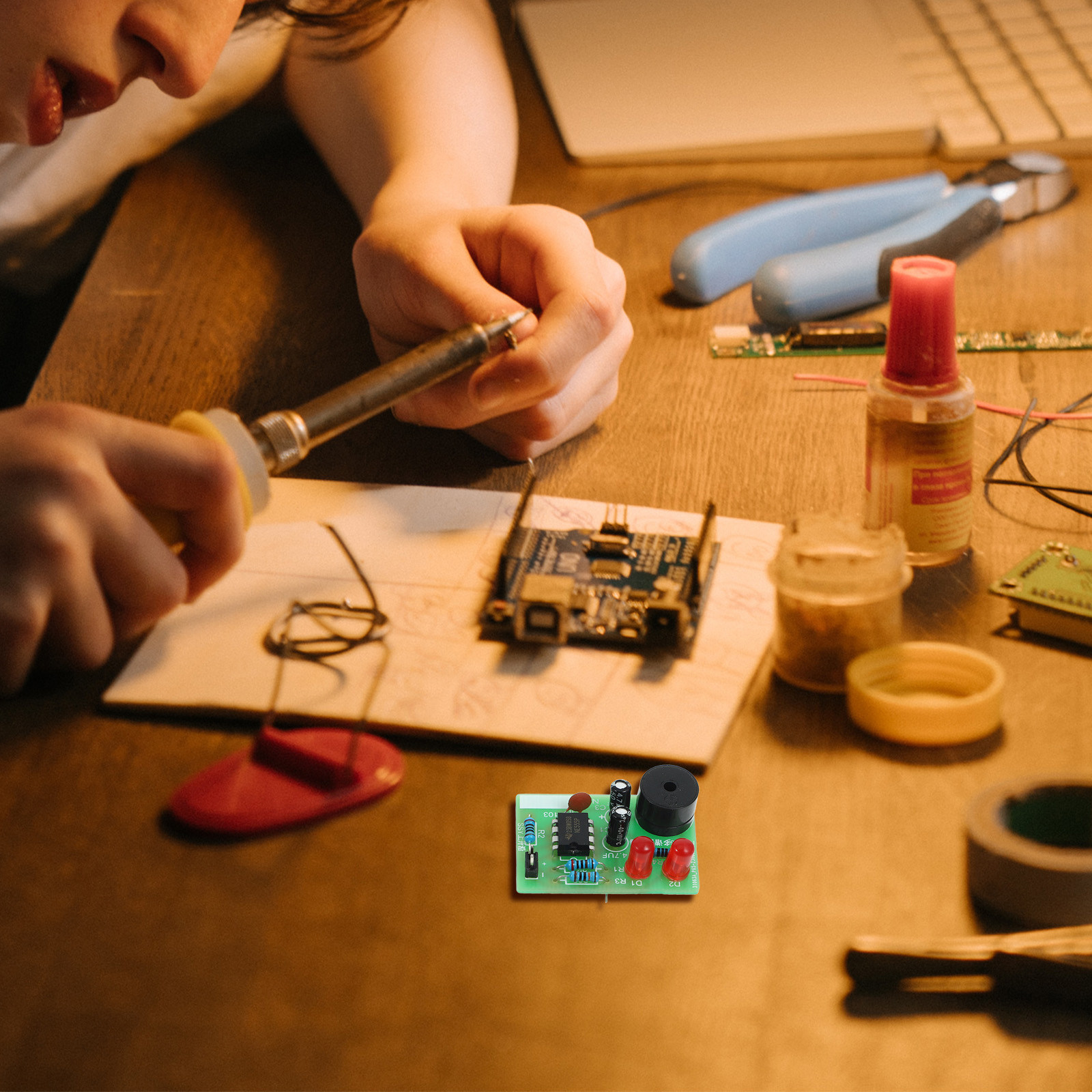 5Set Soldering Training Kit fo - Diy Electronics Projects For Beginners reseña y precio