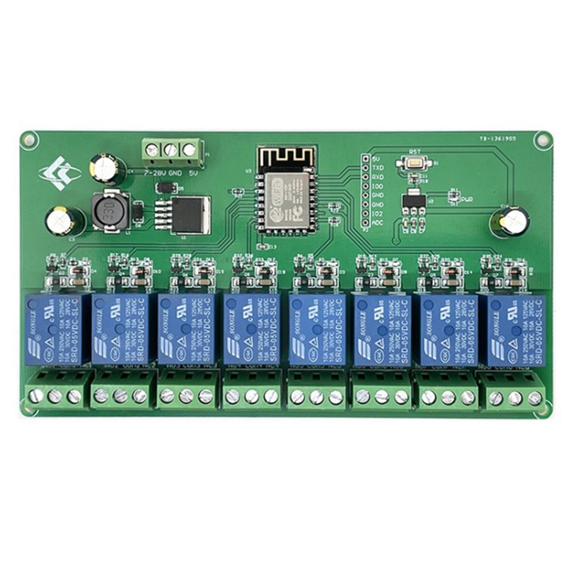 ESP8266 WIFI 8 Channel Relay M - Relay Module 5V reseña y precio