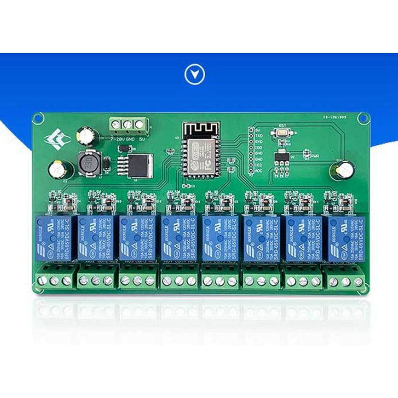 ESP8266 WIFI 8 Channel Relay M - Relay Module 5V reseña y precio