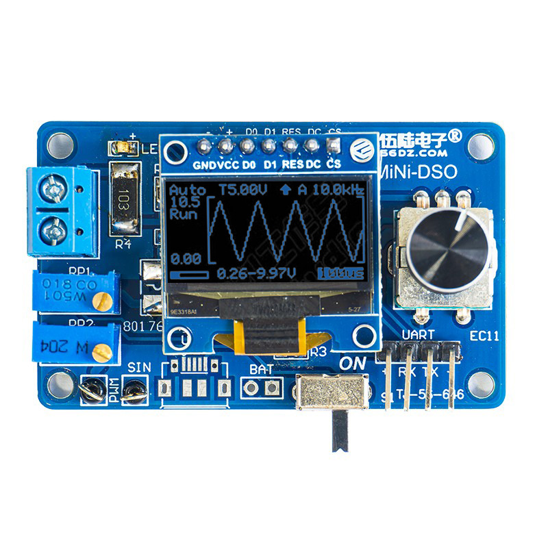 Mini DOS LCD oscilloscope kit  - Oscilloscope Dso Mini reseña y precio