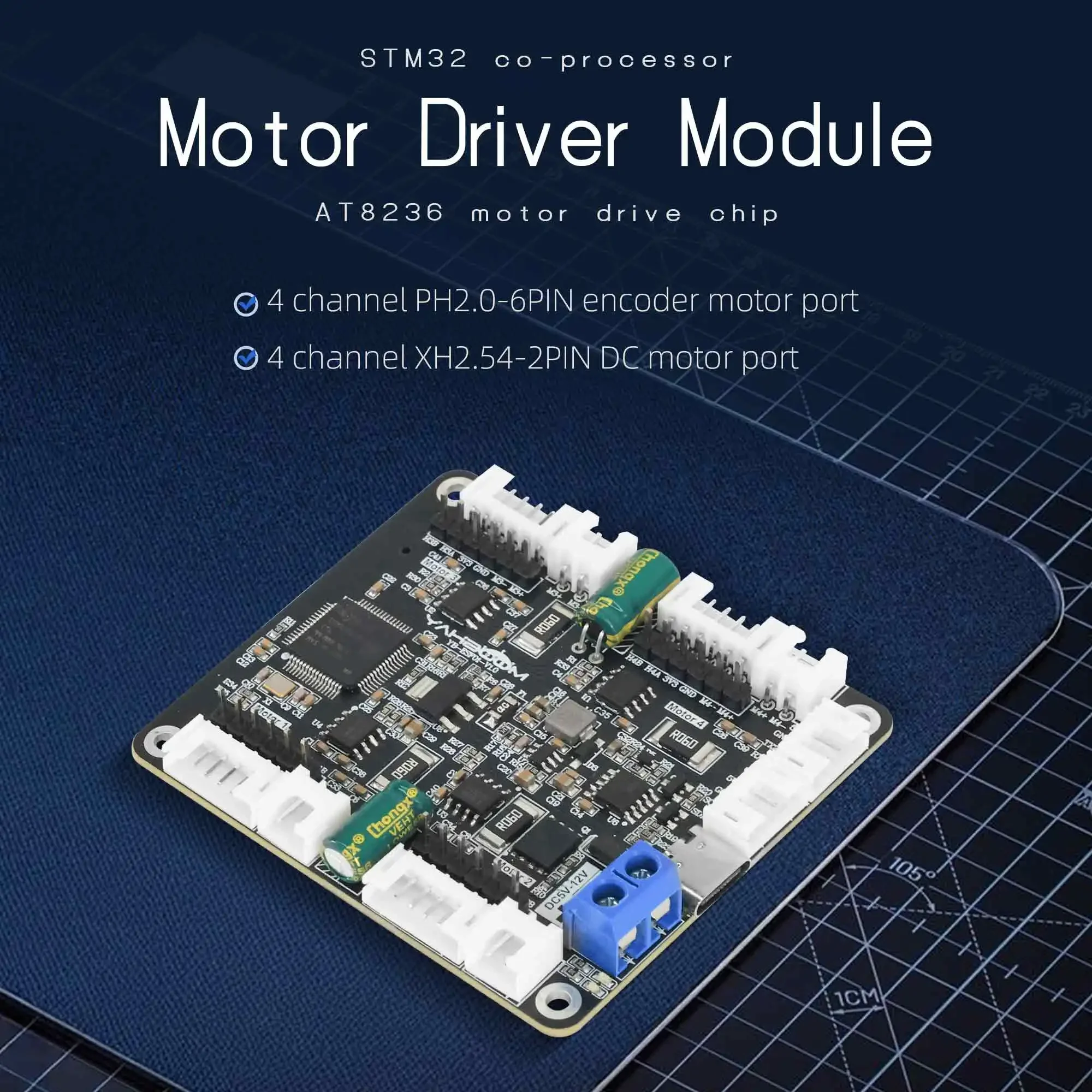 Yahboom 4-Channel Encoder Moto - Diy Electronics reseña y precio