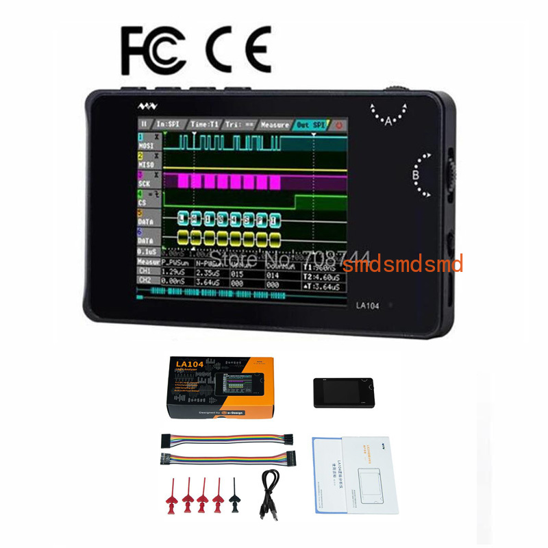 LA104 Mini DSO Digital Logic A - Oscilloscope Dso Mini reseña y precio