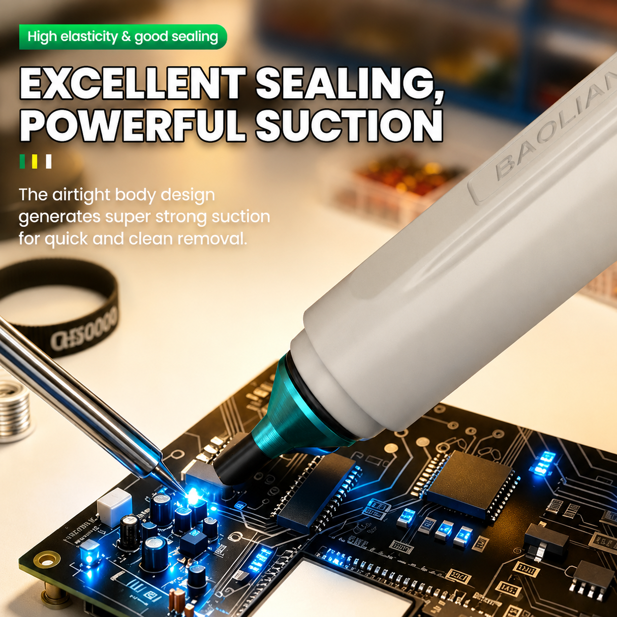 Powerful Desoldering Pump High - Desoldering Pump Solder reseña y precio