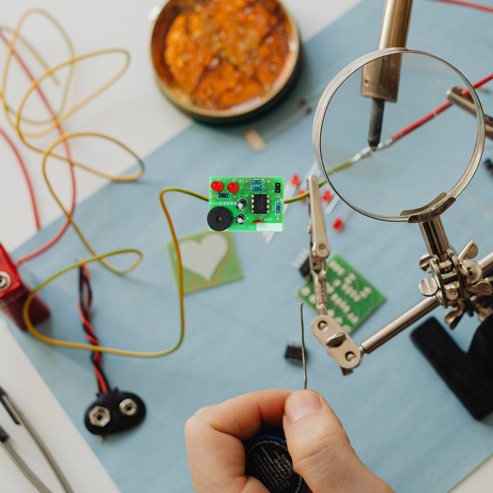 5Set Soldering Training Kit We - Diy Electronics Project Kit reseña y precio