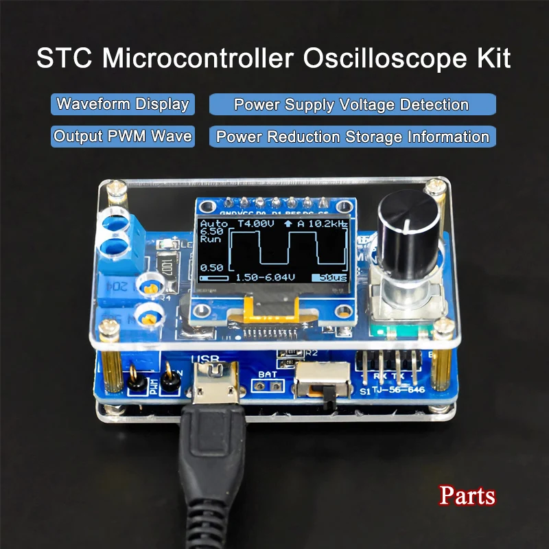 STC8K8A Microcontroller Kit DI - Oscilloscope Dso Mini reseña y precio
