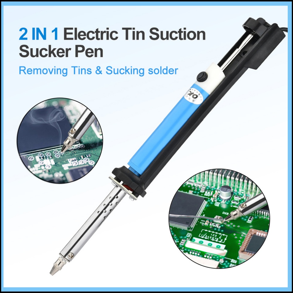 2 In1 Electric Tin Suction Suc - Desoldering Pump Solder reseña y precio
