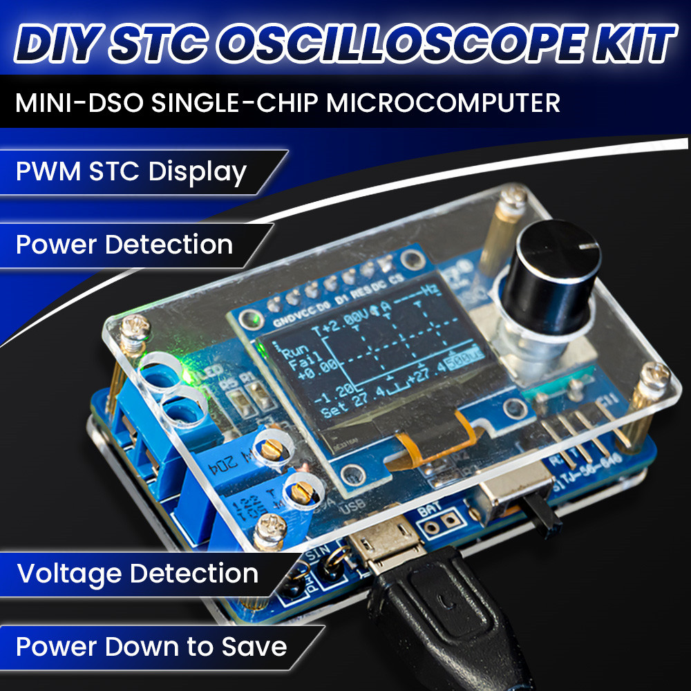 DIY Mini Digital Oscilloscope  - Oscilloscope Dso Mini reseña y precio