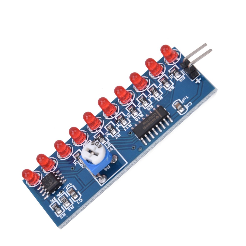2Pcs NE555 CD4017 LED Flowing  - Diy Electronics Project Kit reseña y precio