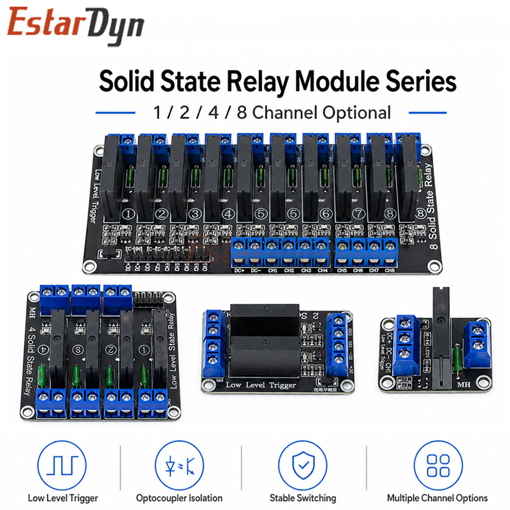 Estardyn 5V 1/2/4/8CH G3MB-202 - Relay Module 5V reseña y precio