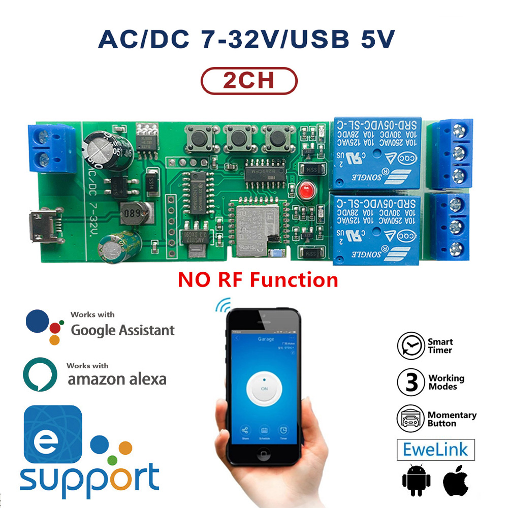 2CH Ewelink Smart Remote Contr - Relay Module 5V reseña y precio