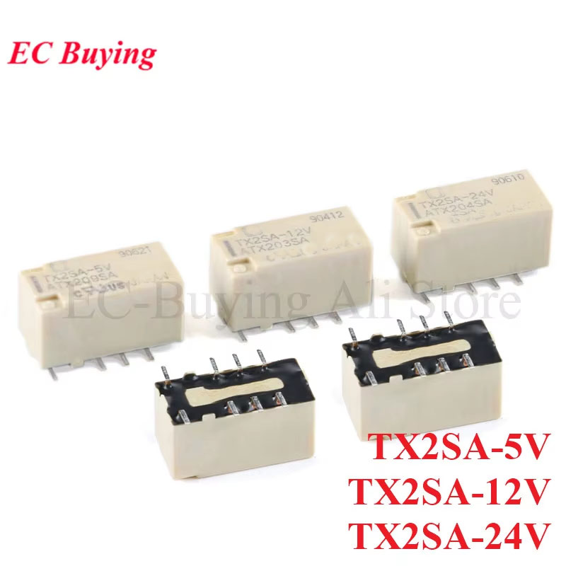 5Pcs/1pc TX2SA Signal Relay DC - Relay Module 5V reseña y precio