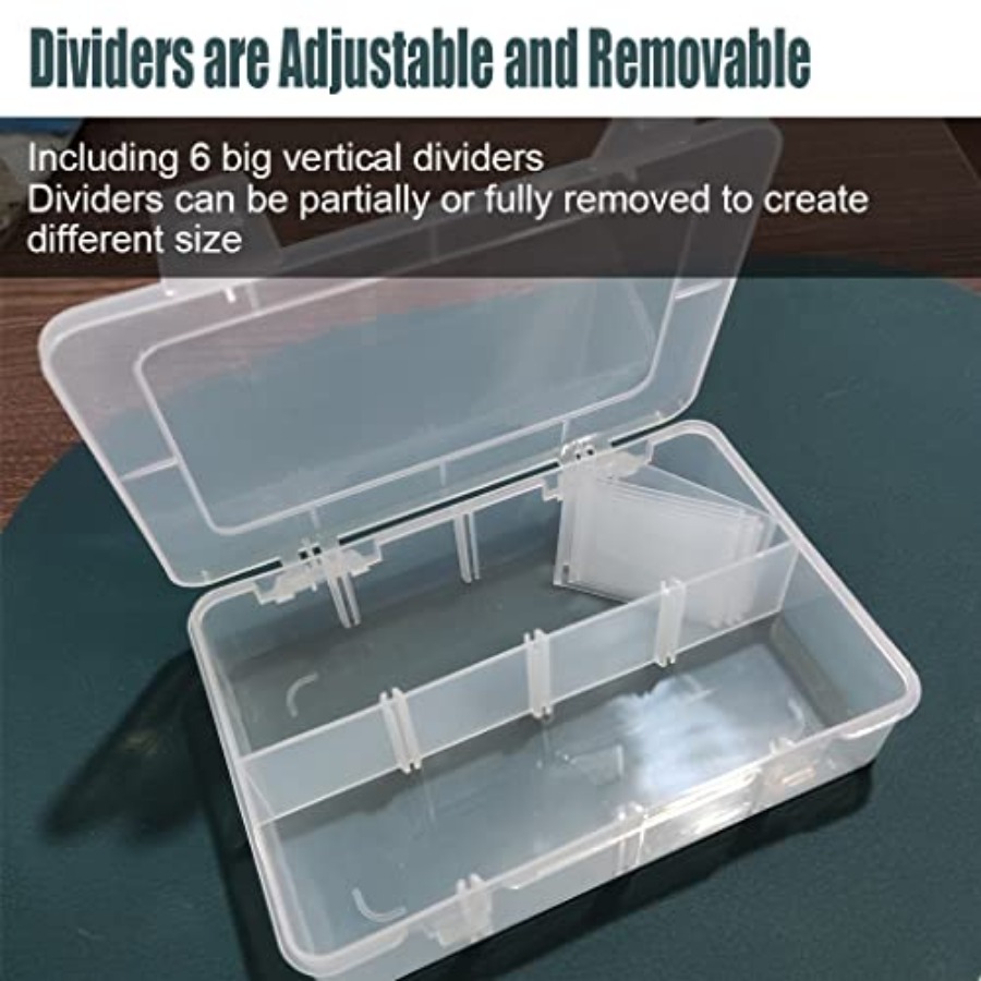 Clear Organizer Box Plastic St - Diy Electronics Art reseña y precio