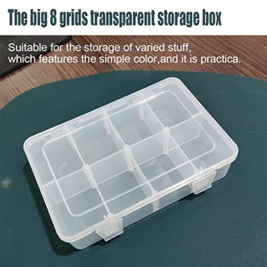 Clear Organizer Box Plastic St - Diy Electronics Art reseña y precio