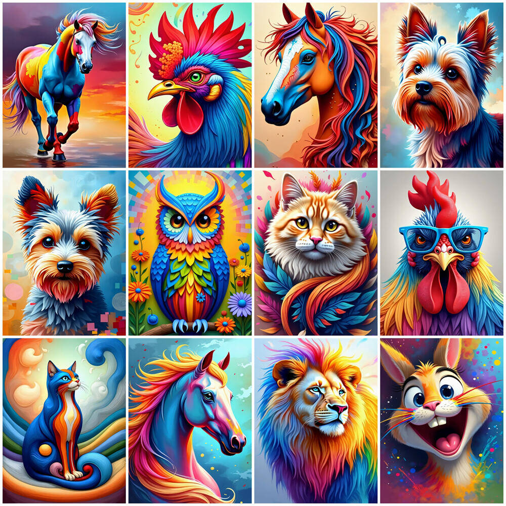 DIY Painting By Numbers Animal - Diy Elektronik reseña y precio