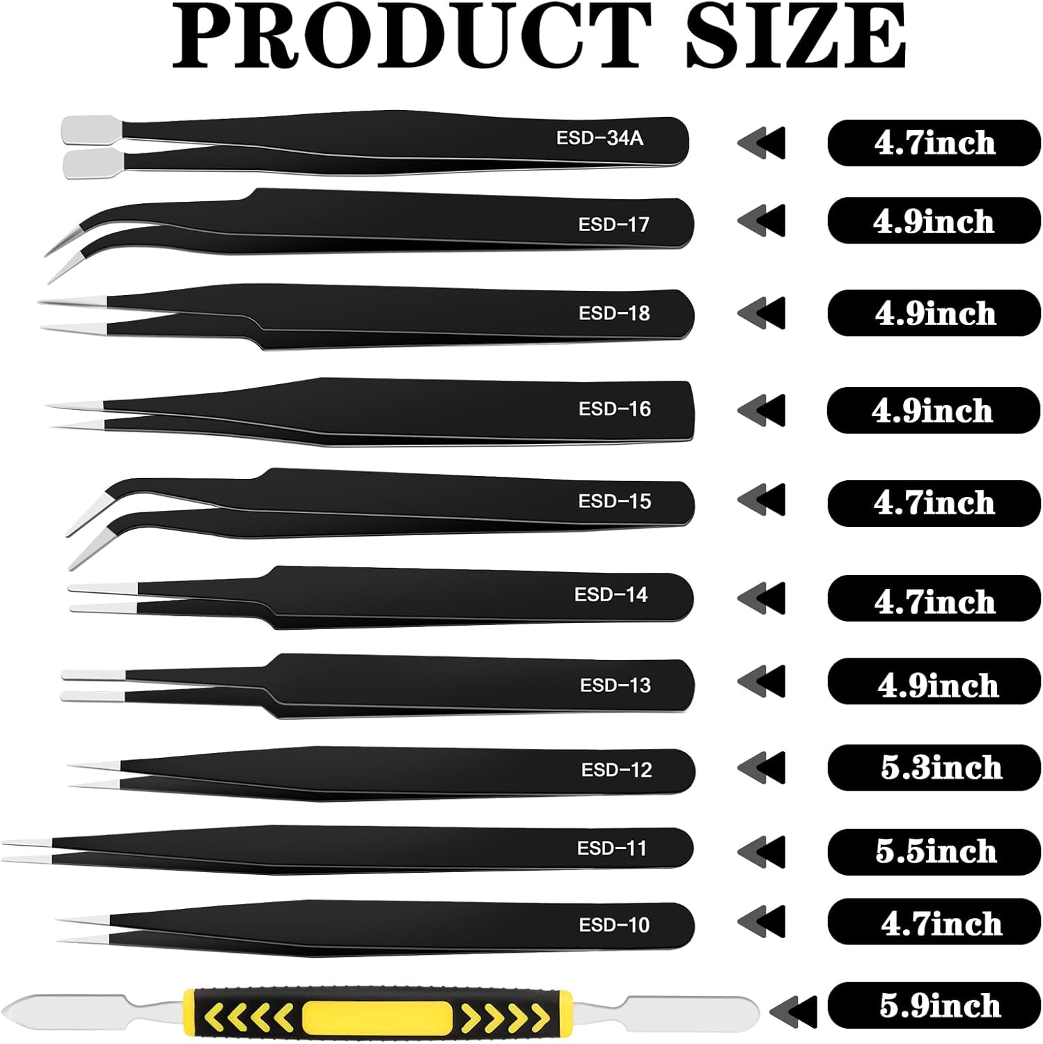 Precision ESD Anti-Static Twee - Diy Electronics Art reseña y precio
