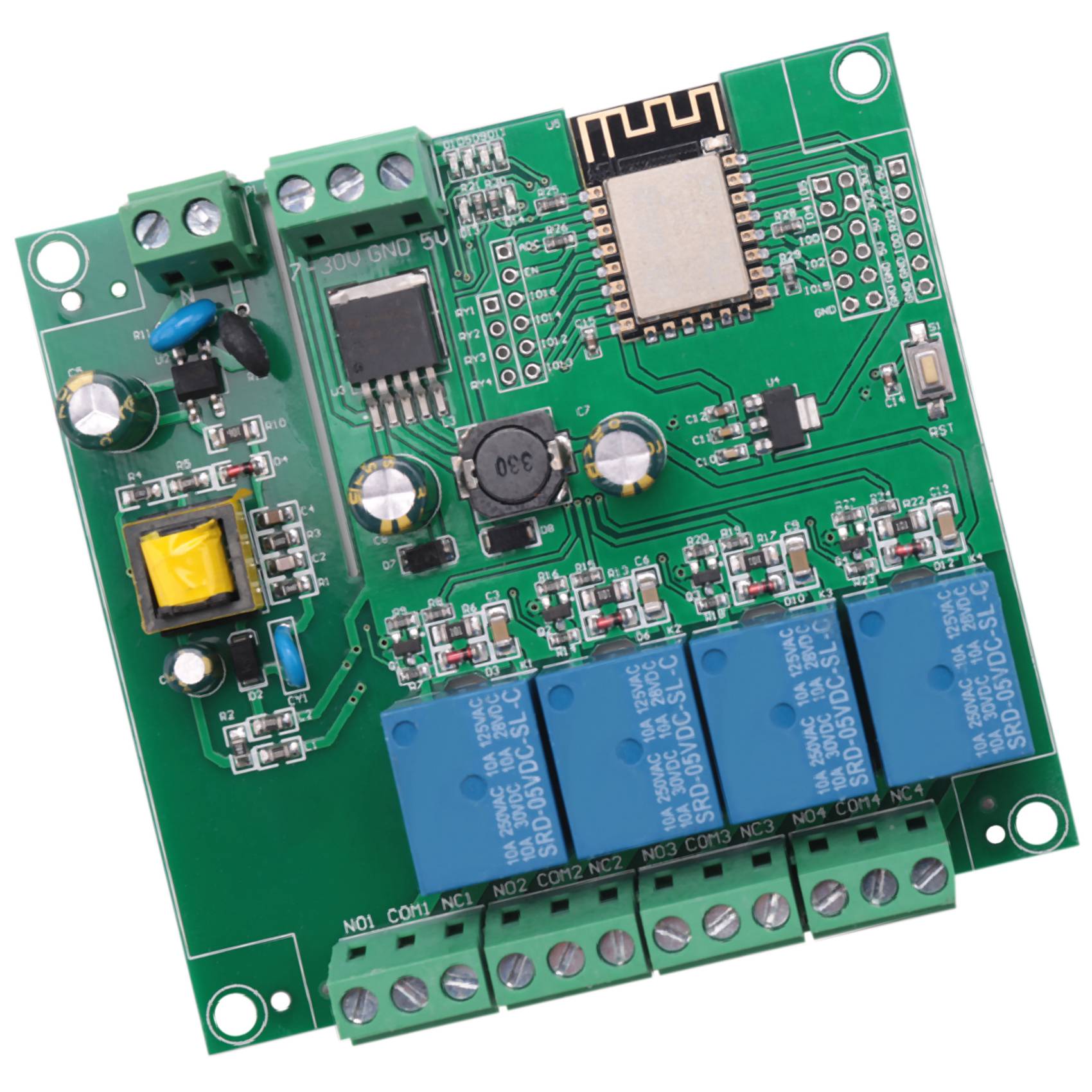 SCLS ESP8266 Wireless WIFI 4 C - Relay Module 5V reseña y precio