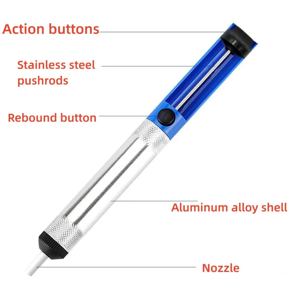 Aluminum Desoldering Pump Vacu - Desoldering Pump Solder reseña y precio