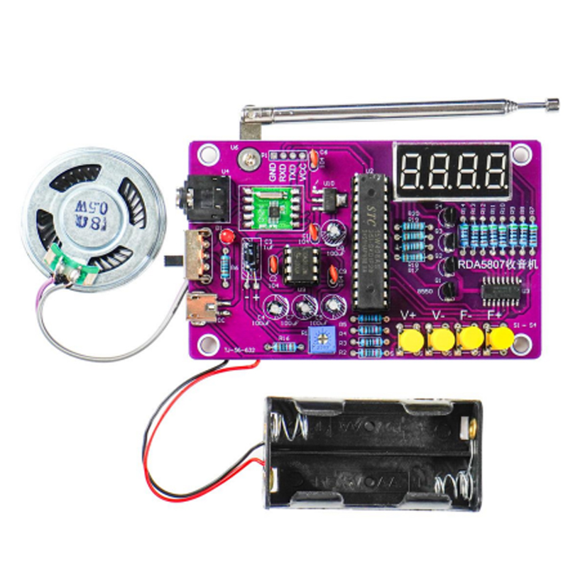 DIY FM Radio Electronic Kit 87 - Diy Electronics Project Kit reseña y precio
