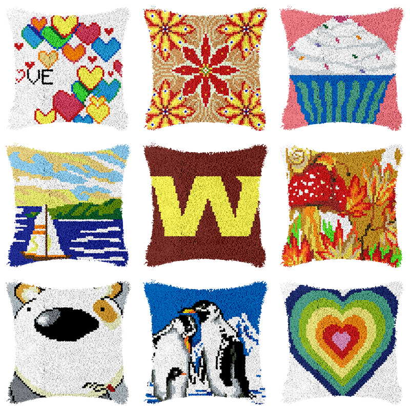 Animals Latch Hook Kits pillow - Diy Electronics Art reseña y precio