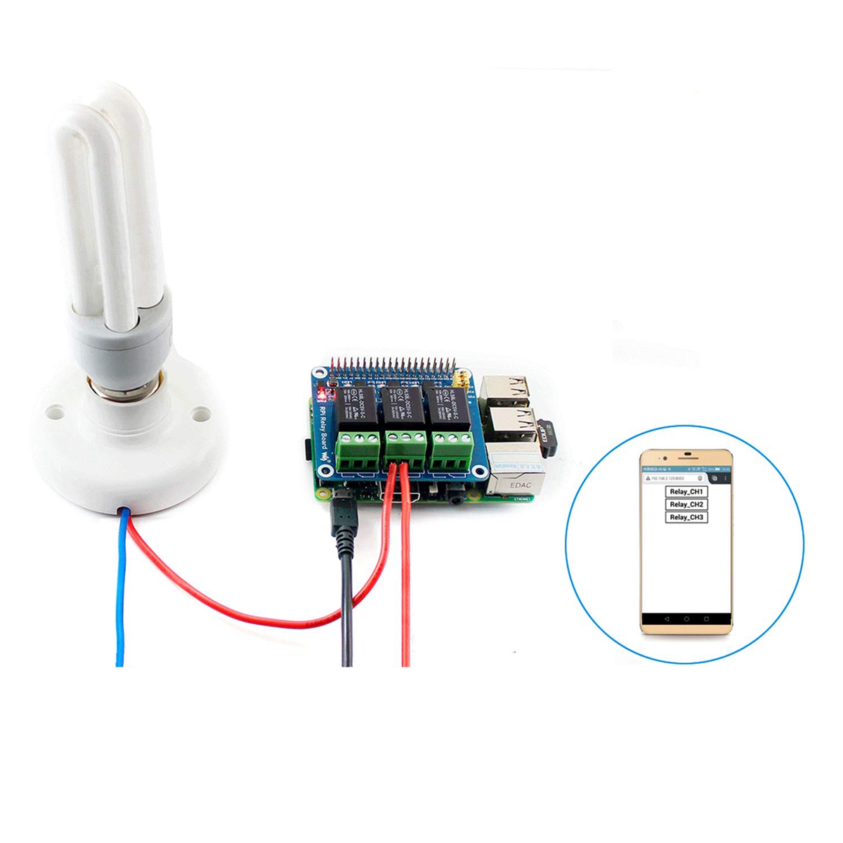 Waveshare 5V 3-Channel Relay M - Relay Module 5V reseña y precio