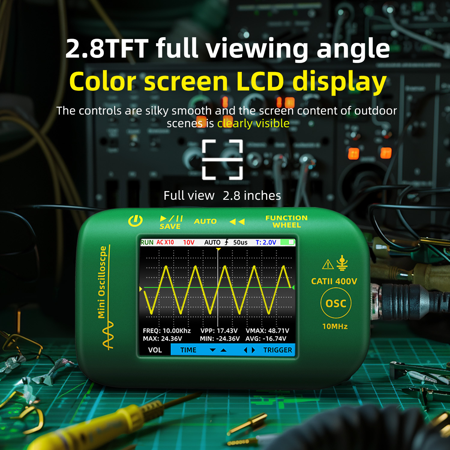 BSIDE Portable Oscilloscope 10 - Oscilloscope Dso Mini reseña y precio