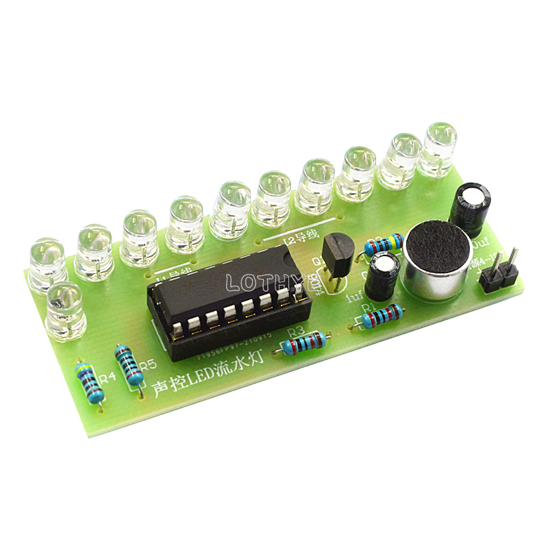 CD4017 Voice Control LED Water - Diy Electronics Project Kit reseña y precio