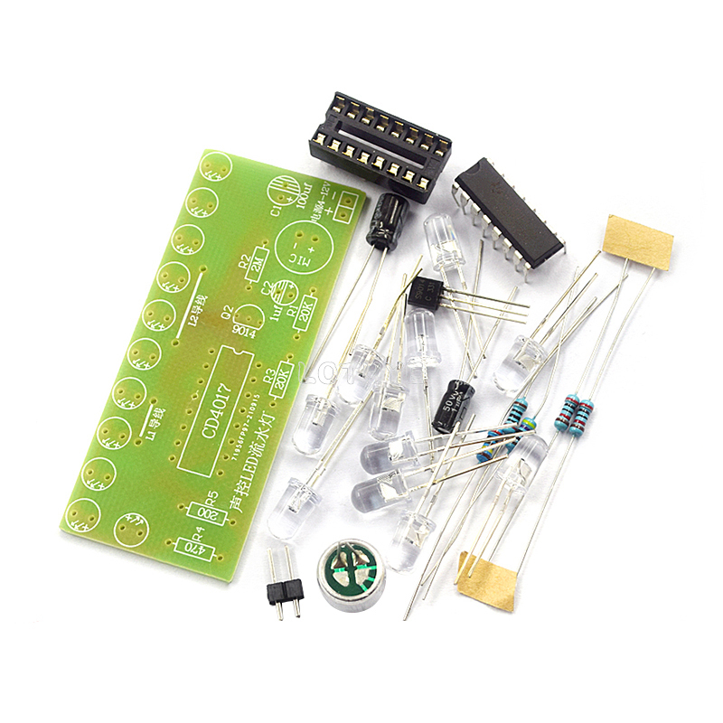 CD4017 Voice Control LED Water - Diy Electronics Project Kit reseña y precio