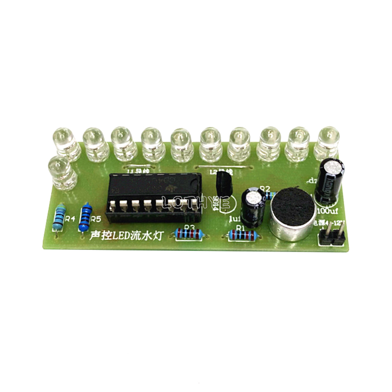 CD4017 Voice Control LED Water - Diy Electronics Project Kit reseña y precio