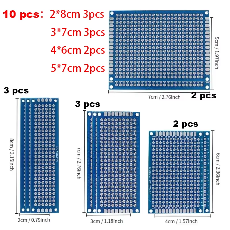10pcs Universal Double Sided B - Diy Electronics Project Kit reseña y precio