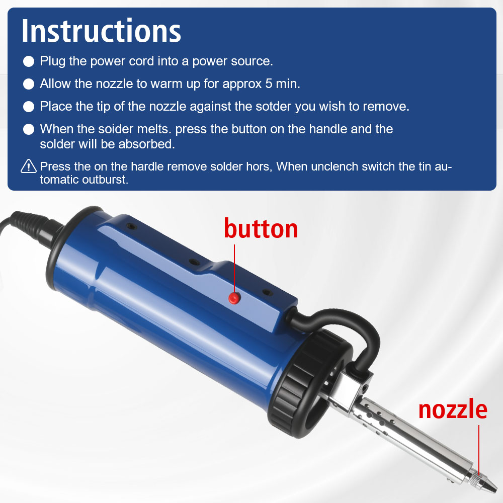 New Desoldering Machine Automa - Desoldering Pump Solder reseña y precio