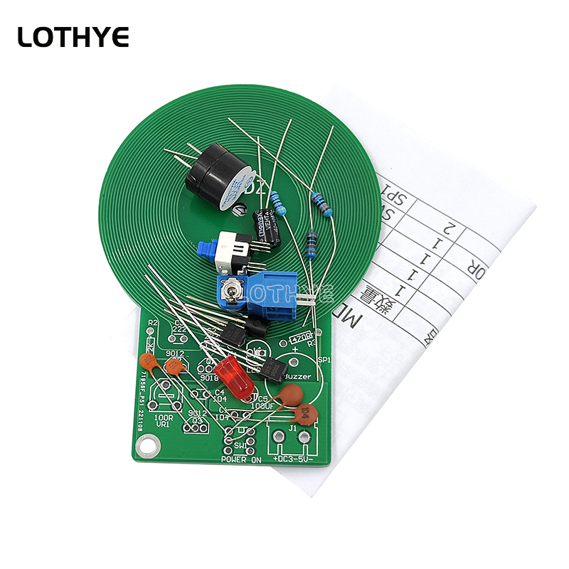 DC 3V-5V Metal Detector Kit DI - Diy Elektronik reseña y precio