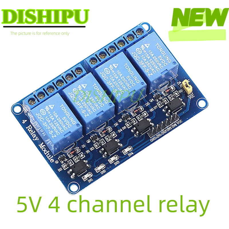 DC 5V 12V 24V 1 2 4 6 8 Channe - Relay Module 5V reseña y precio