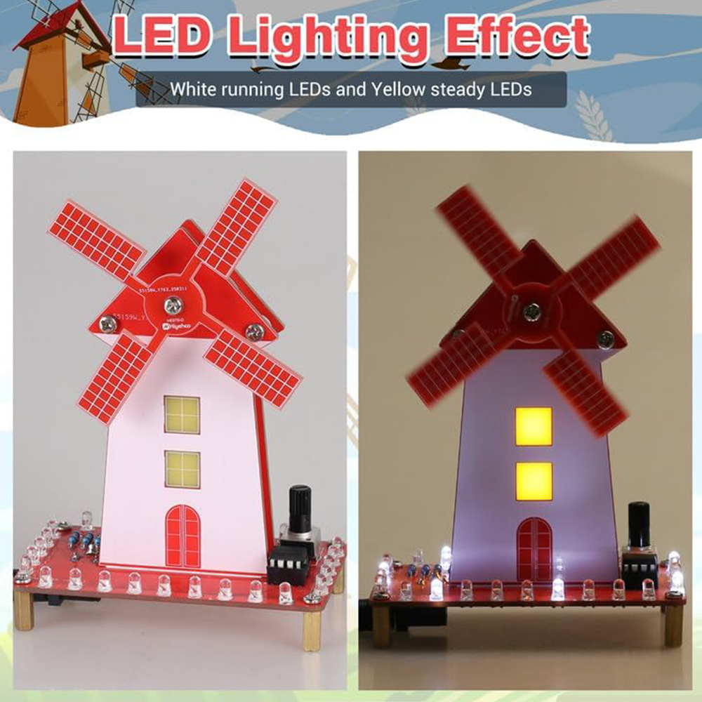 DIY Electronic Windmill Kit So - Diy Electronics Projects For Beginners reseña y precio