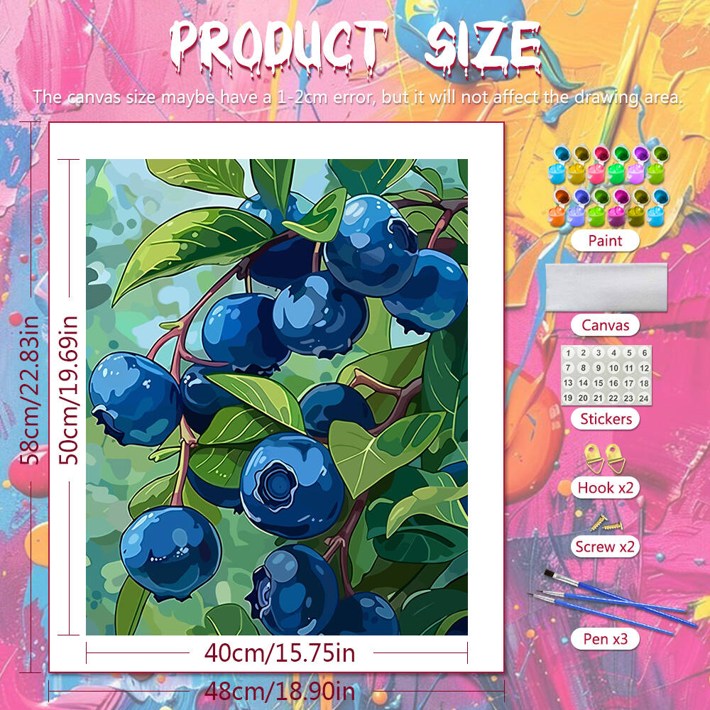 DIY Drawing By Numbers Blueber - Diy Elektronik reseña y precio