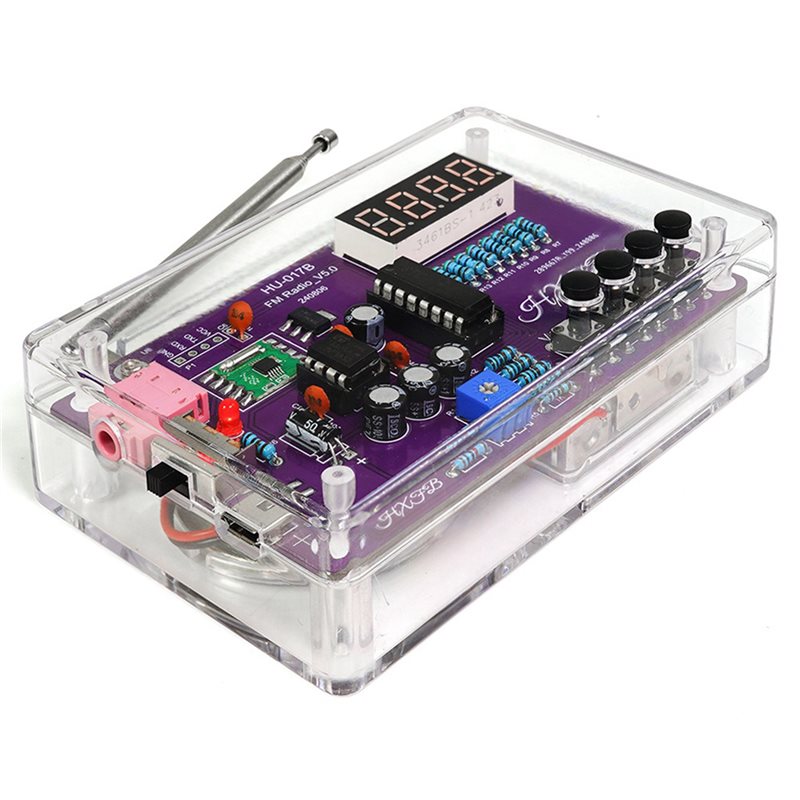 B49C 2X New HU-017B DIY FM Rad - Diy Electronics Project Kit reseña y precio