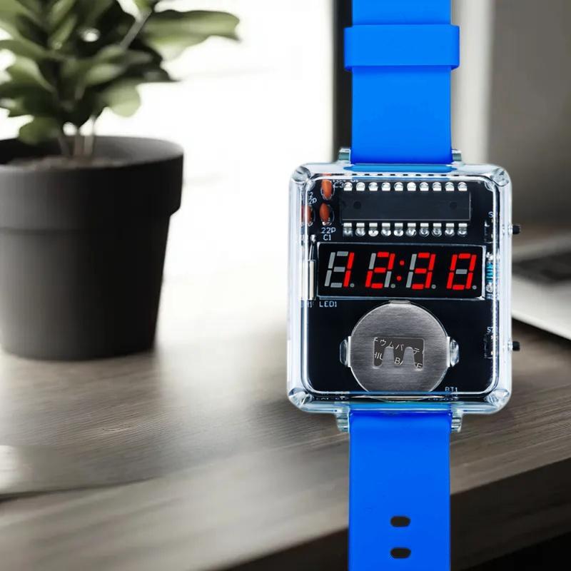 1Set DIY Electronic Watch Kit  - Diy Electronics Project Kit reseña y precio